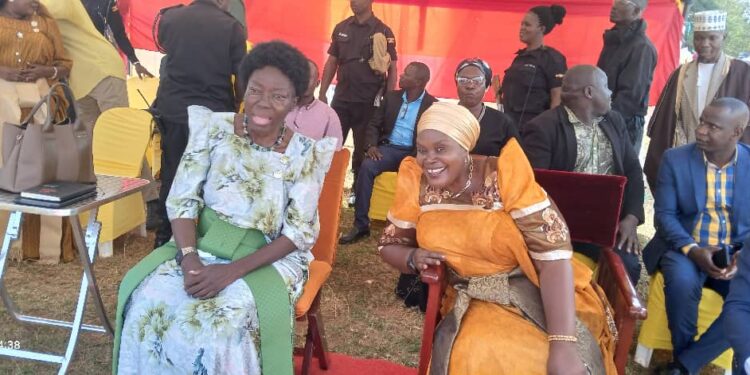 Rt Hon. Rebecca Kadaga and Rt. Hon. Lukia Isanga Nakadama