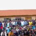 Gen. Ddamulira, Haji Kirunda ,among other leaders in a group photo with the ghetto youths