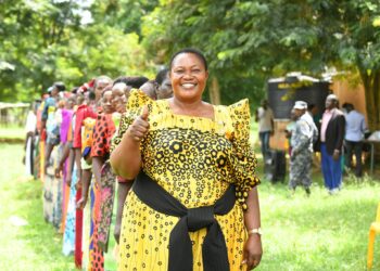 Hon. Babalanda during the recent NRM party structures exercise