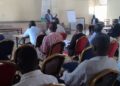 C.A.O, Napak, Mr. Okumu giving opening remarks