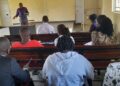 RDC George Owanyi engaging the meeting