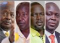 President Museveni, Alhajji Moses Kigongo, Rt Hon. Richard Todwong and Haji Faruk Kirunda