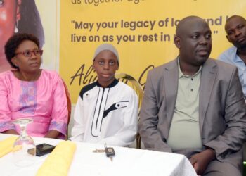 Dr. Aceng , Mandela Kirunda and his father Haji Faruk Kirunda