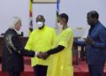 Pastor Benny Hinn, the American evangelist currently in Uganda for a three-day crusade, visited President Museveni and Maama Janet at the Nakasero State Lodge on Saturday evening.