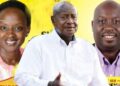 Hon. Shartsi Kutesa, President Museveni and Mr. Aine Sodo