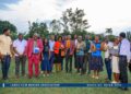 The Won Nyaci in a group photograph with Lango Film Makers during a recent engagement.