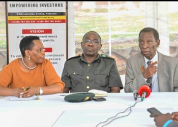 Col. Nakalema, Mr. John Makombo and Hajji Mulindwa
