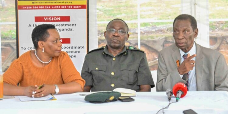 Col. Nakalema, Mr. John Makombo and Hajji Mulindwa