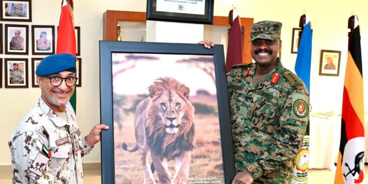 Gen. Muhoozi Kainerugaba hosted Lt. Gen. Issa Saif Al Mazrouei for key discussions on enhancing Uganda–UAE military cooperation. Both sides reaffirmed commitment to regional stability and a shared defence vision.