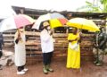 Maama Janet and President Museveni visited Mrs. Fausta Nalweyiso on Monday in Kibumbiro, Busega. The President praised her dedication to the Parish Development Model through her piggery project which he found very impressive.