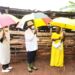 Maama Janet and President Museveni visited Mrs. Fausta Nalweyiso on Monday in Kibumbiro, Busega. The President praised her dedication to the Parish Development Model through her piggery project which he found very impressive.