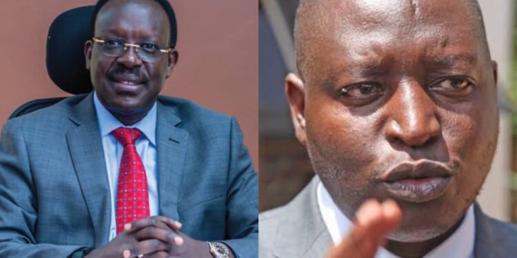 Tycoon Ben Kavuya and Minister Bahati