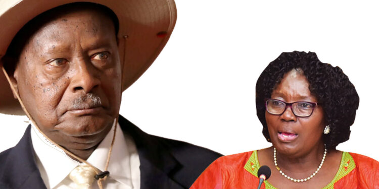 President Museveni ans and Rt. Hon. Rebecca Kadaga
