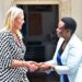 Ambassador Lisa with Col. Nakalema