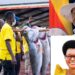 In set: President Museveni and Minister of State for Fisheries,Hon. Hellen Adoa