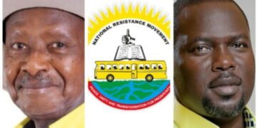 President Museveni and SG Richard Todwong