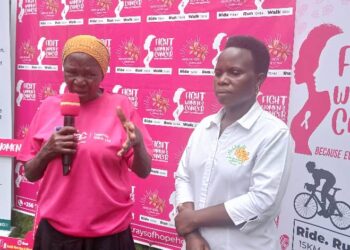 Omukaire Nalongo Florence giving her testimony