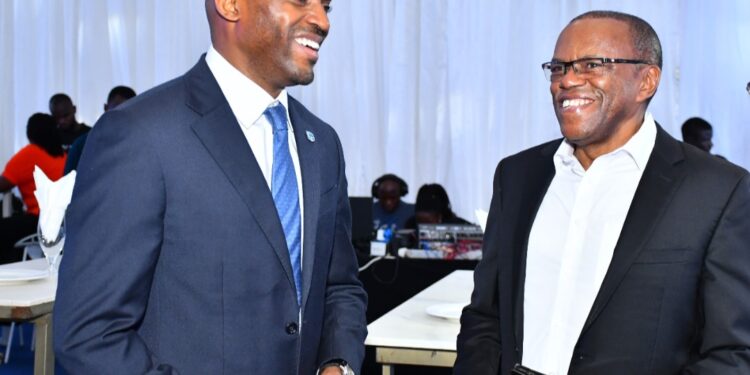 Grace Semakula (Left)