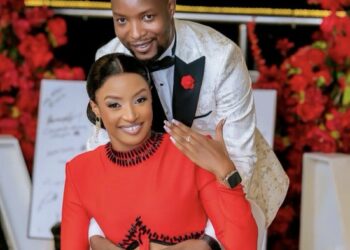 Luzzi with his wife, Sarah, who he has made famous via social media