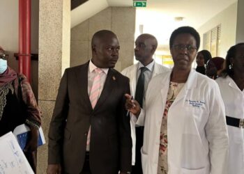 Deputy RCC Kagenyi with Dr. Byanyima