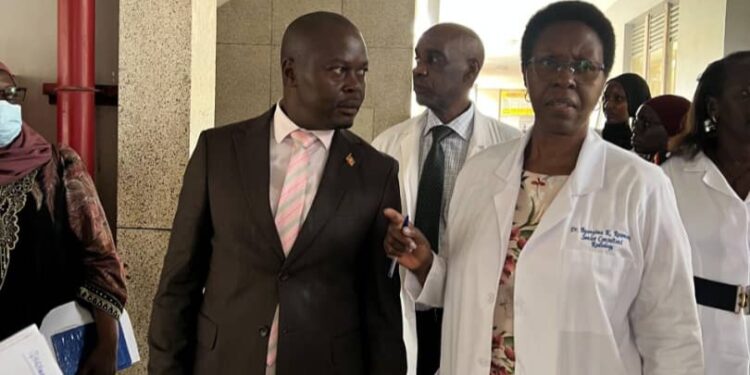 Deputy RCC Kagenyi with Dr. Byanyima