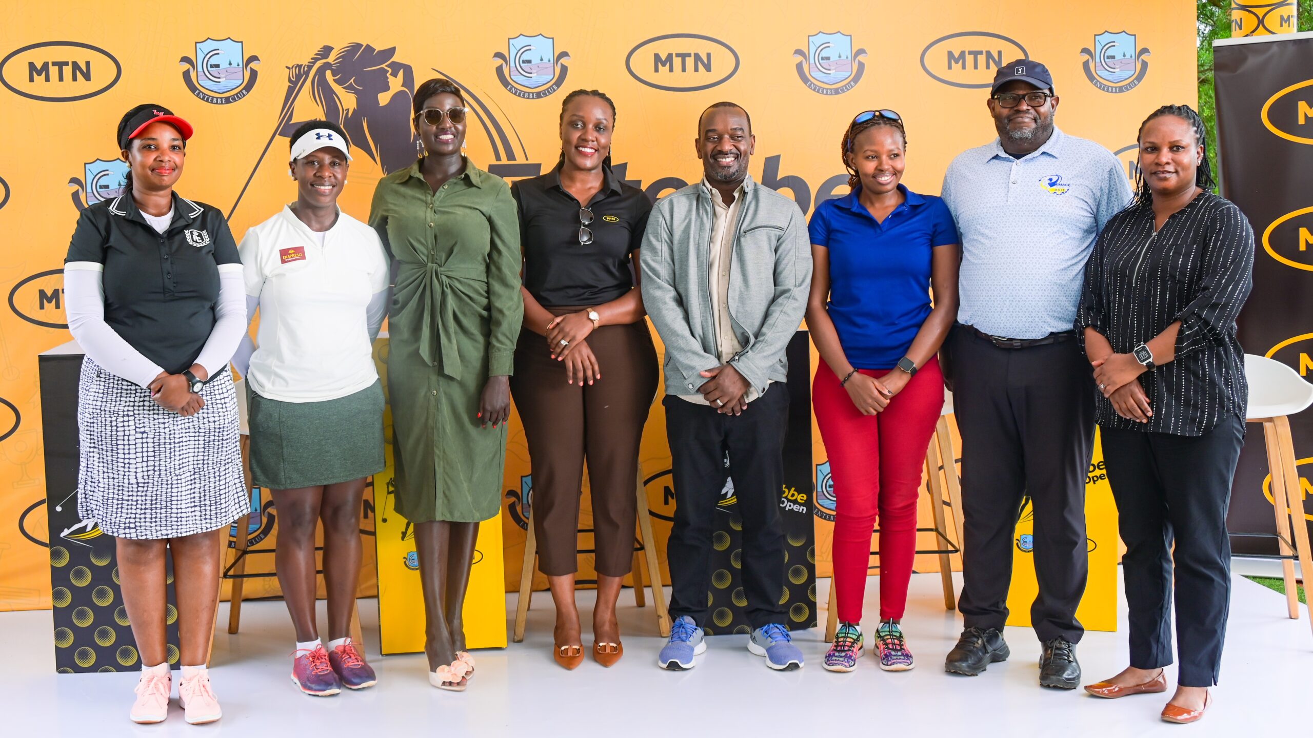 Leadership and regional talent come together at the launch of the 2026 Entebbe Ladies Open, with officials from Entebbe Club and MTN Uganda joined by elite players from Uganda, Kenya, and Tanzania.