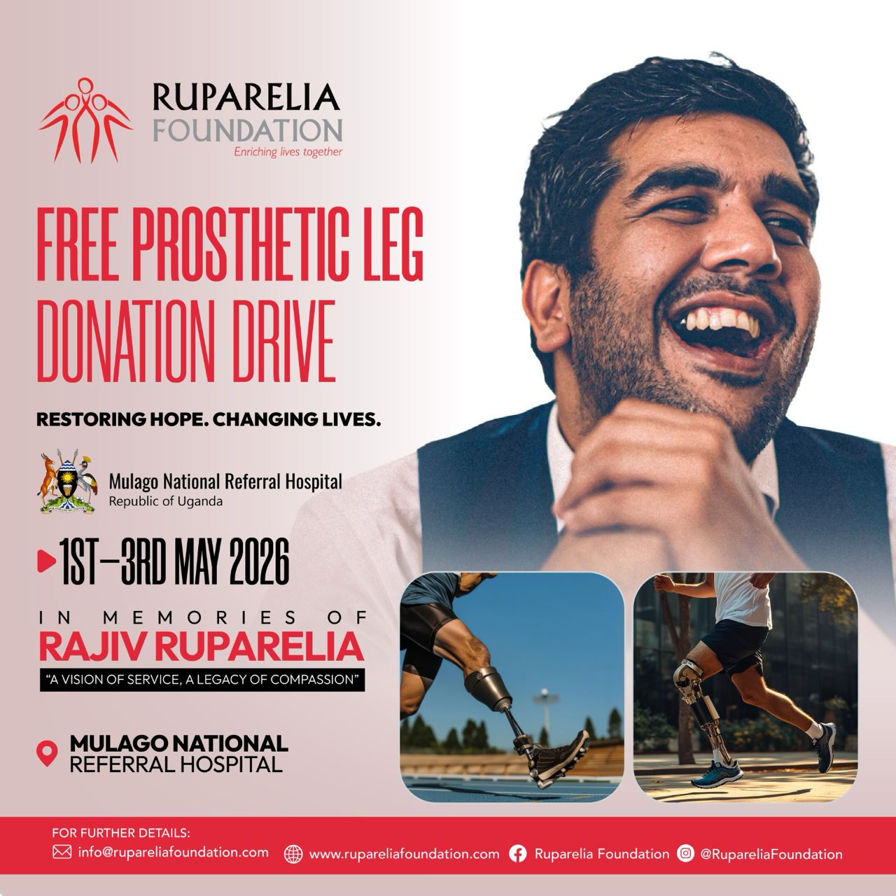 Ruparelia Foundation Gives Amputees a Second Chance with Free Prosthetic Camp