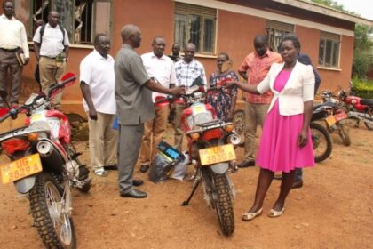 These motorcycles are meant for parish and sub-county extension officers, enabling them to reach farmers directly in villages — something government says has been missing for years due to lack of transport.