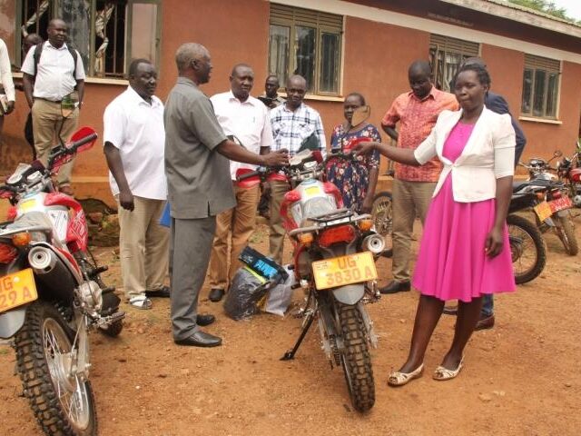 These motorcycles are meant for parish and sub-county extension officers, enabling them to reach farmers directly in villages — something government says has been missing for years due to lack of transport.