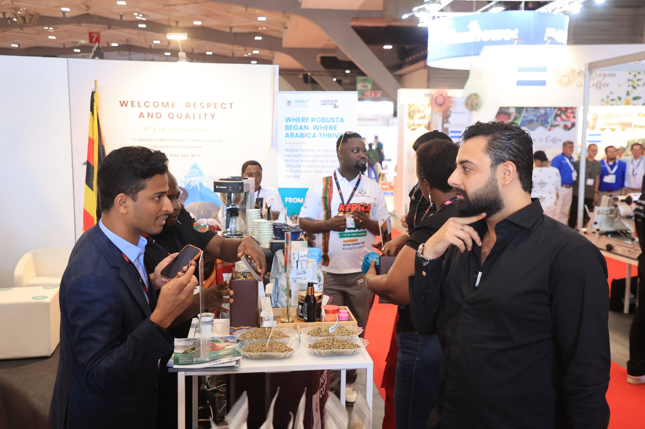 Uganda Coffee national brand launch at World of Coffee Brussels 2026
